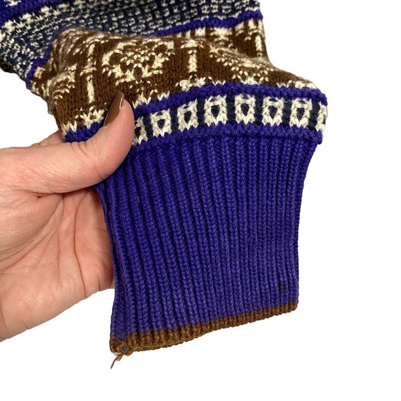 Colours by Alexander Julian Vintage Grandpa Style Sweater Size XL - Picture 3 of 8